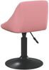 vidaXL Esszimmerstühle 6 Stk. Drehbar Rosa Samt 3088807 Bild 5