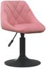 vidaXL Esszimmerstühle 6 Stk. Drehbar Rosa Samt 3088807 Bild 2