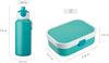 Mepal 'Campus' Lunch-Set mit Pop-up Trinkflasche & Lunch Box, Kunststoff Frozen Sisters Forever 1, 400 ml / 750 ml Bild 3