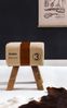Hocker Sitzhocker Sitzbank POSTE Massivholz 40x30x47cm Bild 5