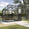 Vitavia Gewächshaus "Freya 5900", schwarz, 5,9 m²,3 mm ESG, 6 mm HKP Bild 2