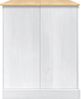 vidaXL Küchentrolley 2 pcs Weiß und Honigwachs 112 x 77 x 91,5 cm 3425383 Bild 5