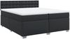 vidaXL Boxspringbett mit Matratze Schwarz 200x200 cm Kunstleder 3288436 Bild 3