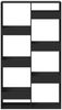 vidaXL Raumteiler Schwarz 100x33x175 cm Holzwerkstoff 3309574 Bild 4