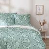 Estella Mako Jersey Bettwäsche 155x220 Rumi salbei grün Blätter Äste 6963-532 Bild 5