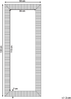 Wandspiegel gold rechteckig 50x130 cm DRAVEIL Bild 2