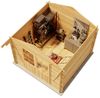Alpholz Garten- und Gerätehaus Roger Gartenhaus aus Holz in Pinie Holzhaus mit 34 mm Wandstärke Blockbohlenhaus mit Montagematerial Bild 3