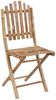vidaXL Klappbare Gartenstühle 2 Stk. mit Kissen Bambus 3064003 Bild 4