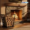 Relaxdays Kaminholzregal im V-Design Bild 2