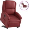 vidaXL Relaxsessel mit Aufstehhilfe Elektrisch Weinrot Kunstleder 3204244 Bild 2