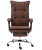 vidaXL Massage-Bürostuhl Braun Stoff [20374] Bild 2