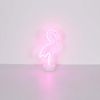 2er Set LED Tischleuchte, Flamingo, weiß, Neonleuchte, H 33 cm Bild 5