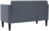 vidaXL Zweisitzer-Sofa Dunkelgrau 111 cm Samt 4100571 Bild 5