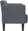 vidaXL Zweisitzer-Sofa Dunkelgrau 111 cm Samt 4100571 Bild 4