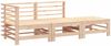 vidaXL 3-tlg. Garten-Lounge-Set Massivholz Kiefer 825646 Bild 2