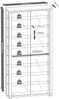 VCM Wandvitrine Vitrosa 912476 Schwarz H. 114 x B. 59 x T. 18 cm Bild 5
