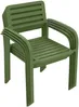 Vente-unique - NILY Garden dining set Metall Grün - B 55 cm x H 79,5 cm x L 55 cm Bild 4