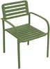 Vente-unique - NILY Garden dining set Metall Grün - B 55 cm x H 79,5 cm x L 55 cm Bild 3