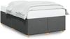 vidaXL Bettgestell ohne Matratze Dunkelgrau 120x200 cm Stoff 3284723 Bild 2
