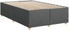 vidaXL Bettgestell ohne Matratze Dunkelgrau 120x200 cm Stoff 3284723 Bild 3