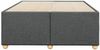 vidaXL Bettgestell ohne Matratze Dunkelgrau 120x200 cm Stoff 3284723 Bild 4