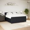vidaXL Boxspringbett mit Matratze Schwarz 180x200 cm Samt 3290120 Bild 4