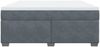 vidaXL Boxspringbett mit Matratze Dunkelgrau 180x200 cm Samt 3285300 Bild 4