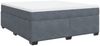 vidaXL Boxspringbett mit Matratze Dunkelgrau 180x200 cm Samt 3285300 Bild 2