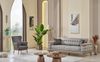Sitzgruppe/Sofa Set - Wohnzimmergarnitur "Liliandra" 3+3+1-Hellgrau Bild 3