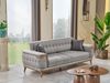 Sitzgruppe/Sofa Set - Wohnzimmergarnitur "Liliandra" 3+3+1-Hellgrau Bild 5