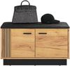 Schuhbank Flur, 80cm, in Gold Craft Eiche VINICA-131 Bild 4