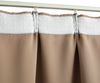 vidaXL Verdunkelungsvorhänge mit Haken 2 Stk. Taupe 140x175cm 134438 Bild 4