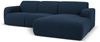 Micadoni Ecksofa Molino 4-Sitzer Rechts Boucle Dunkelblau Bild 2