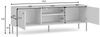 AX LIVING Lowboard TV Irelis 156 cm Grau Schwarz Modern Bild 3