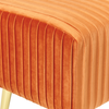 Bank PATERSON Orange Samtstoff Bild 5