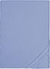biberna Feinbiber-Spannbetttuch 0002744, blau, 1x 180x200 cm - 200x200 cm Bild 5