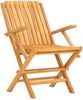 vidaXL Gartenstühle 2 Stk. Klappbar 61x67x90 cm Massivholz Teak 362758 Bild 3