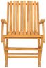 vidaXL Gartenstühle 2 Stk. Klappbar 61x67x90 cm Massivholz Teak 362758 Bild 4