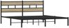 vidaXL Metallbett ohne Matratze Sonoma-Eiche 193x203 cm 4017108 Bild 3