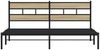 vidaXL Metallbett ohne Matratze Sonoma-Eiche 193x203 cm 4017108 Bild 4