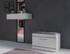 ibonto SCHUHBANK MATTWEISS mit Sitzfläche und Stauraum (H 45 x T 35 x B 85 cm) Bild 2