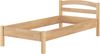 Erst-Holz Massivholzbett Buche natur 100x200 Einzelbett Holzbett mit Matratze und Rollrost 60. 73-10FLM Bild 5