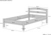 Erst-Holz Massivholzbett Buche natur 100x200 Einzelbett Holzbett mit Matratze und Rollrost 60. 73-10FLM Bild 3