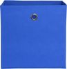 Faltbox Box Stoffbox- Delta - Größe: 32 x 32 cm / 3er Set - Blau Bild 2