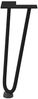 vidaXL Haarnadelbeine für Couchtisch 4 Stk. Schwarz 30 cm Massivstahl 4012416 Bild 5