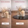 HOOZ Servierplatte Glasablage Ø 30 cm Sicherheitsglas 6mm – Tisch & Deko Rund Schwarz, ESG Glas, (Dekoplatte Glas, 1-tlg, pflegeleichte Glasplatte), Präsentationsplatte, Käseplatte, Tortenplatte, Glas Tablett für Feiern Bild 4