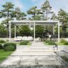 Weide 'Classic' Pergola, freistehend, Aluminium / Stahl weiß, 600 x 300 x 255 Bild 2