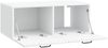 vidaXL Wandmontierter TV-Schrank Weiß 78,5 x 41 x 30 cm Holzwerkstoff 898685 Bild 3