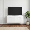 vidaXL Wandmontierter TV-Schrank Weiß 78,5 x 41 x 30 cm Holzwerkstoff 898685 Bild 4