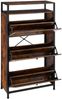 tectake Schuhschrank Braddock (Komplettset, 1-St, inkl. Schlüssel) Industrial Style Bild 4
